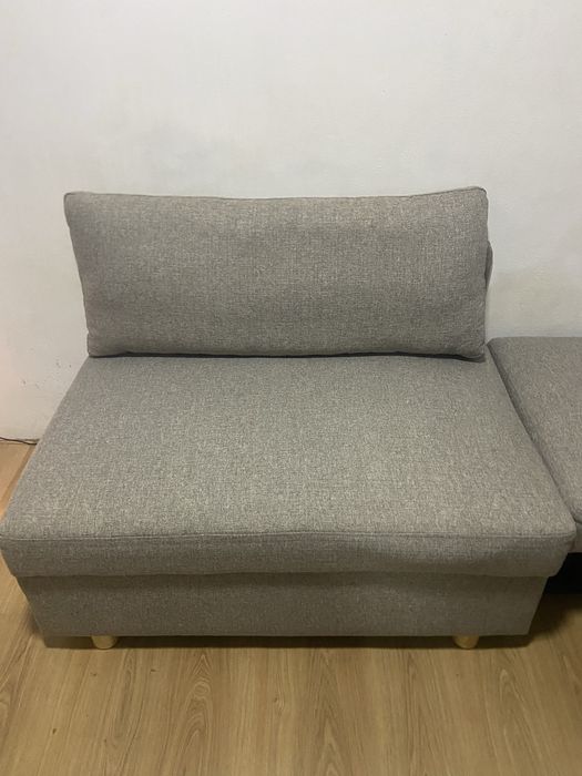 Sofa cama cinzento como novo