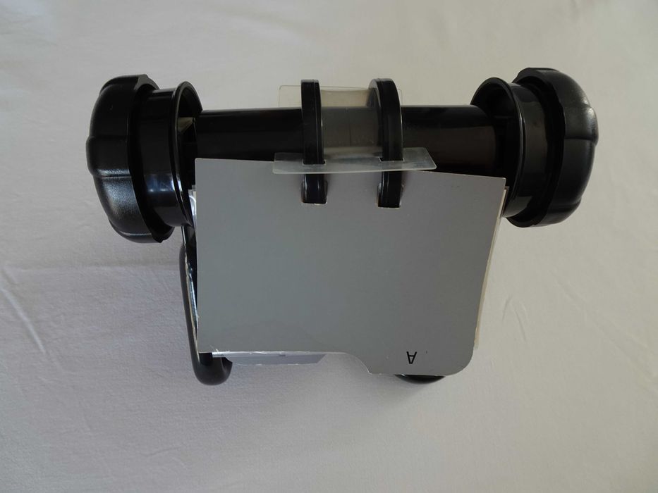 Wizytownik obrotowy czarny stojak na wizytówki biurowy organizer