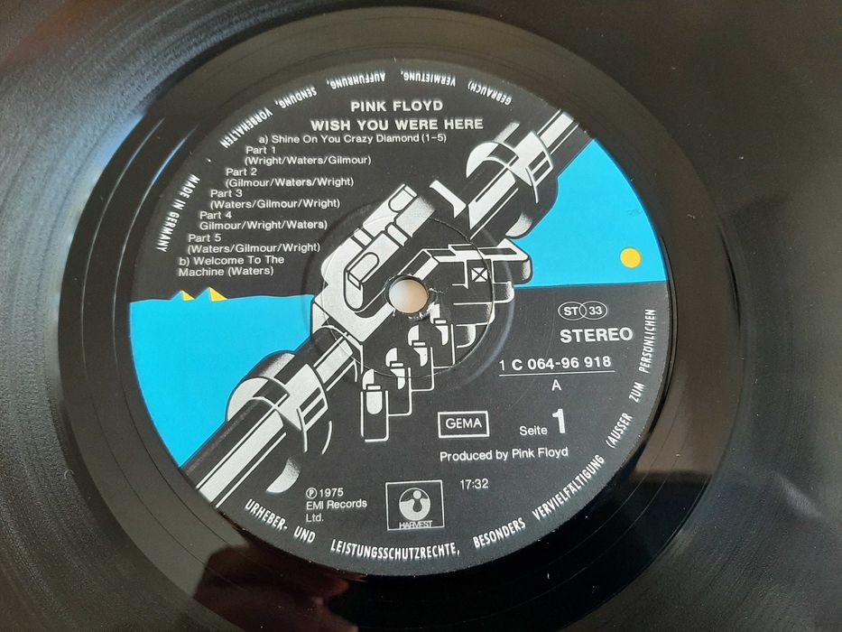 Pink Floyd - Wish You Were Here - Germany - Vinil LP