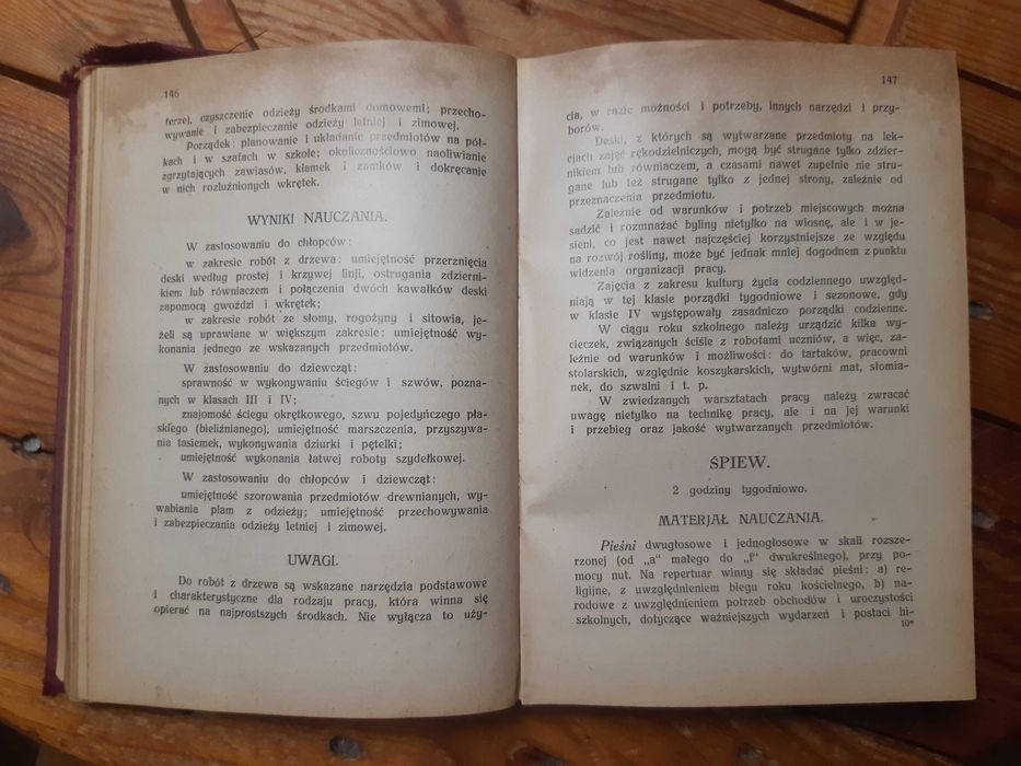 REZERWACJA "Program nauki w publicznych szkołach powszechnych..." 1934