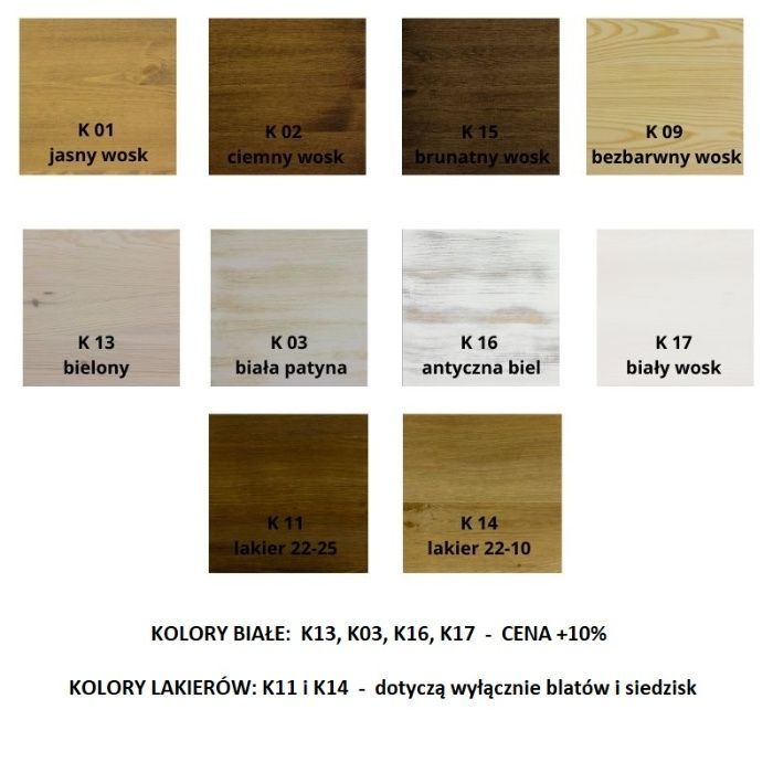 Drewniany kredens kuchenny biały VIT 117 SLIM