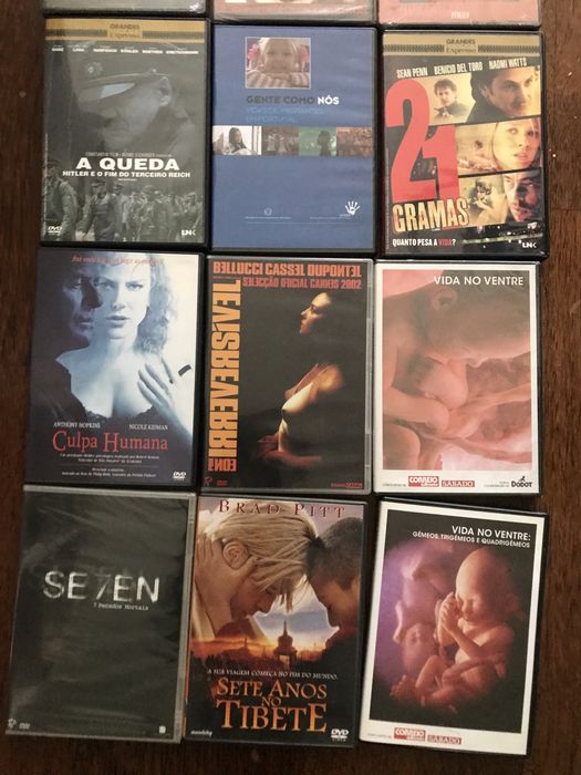 DVDs (alguns novos) - vendo 5 euros cada