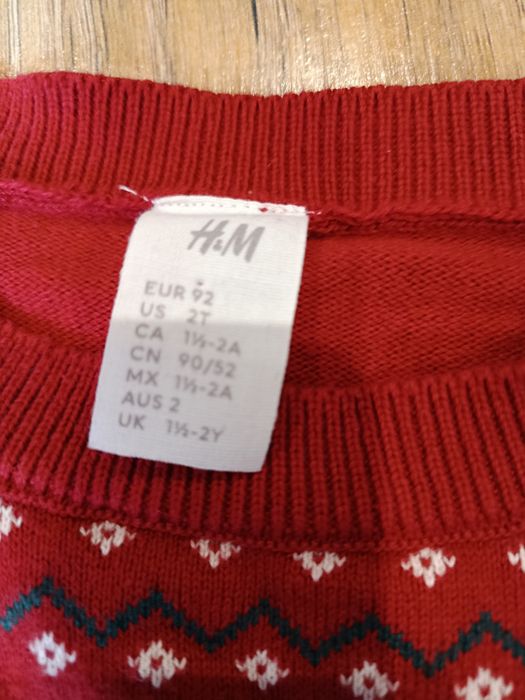 Sweter świąteczny hm