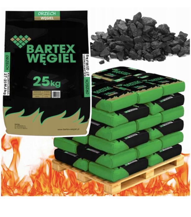 Wegiel kamienny orzech workowany dostwa gratis