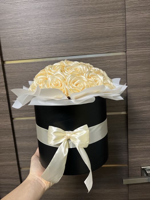 Букет из атласных лент