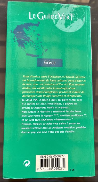 Le Guide Vert Grèce, Michelin