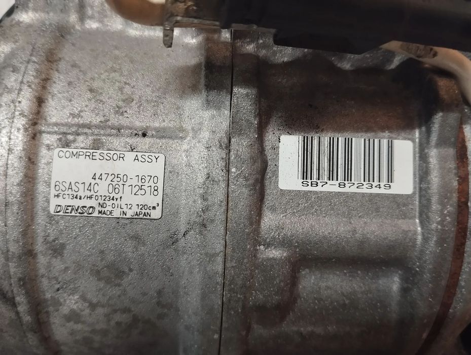 COMPRESSOR AC MERCEDES CLA GLA A-CLASS W176 447250-1670 A0008303502