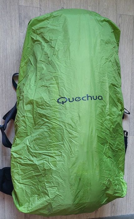 Рюкзак б/у походный Quechua forclaz symbium 70+10L, с дождевиком