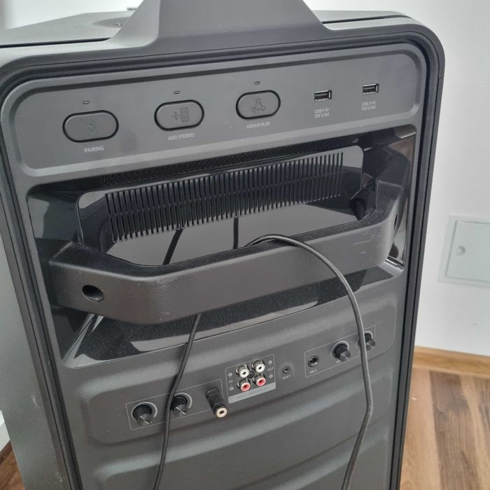 Głośnik Samsung MX-T70 – bardzo dobry stan + gwarancja + 2 mikrofony