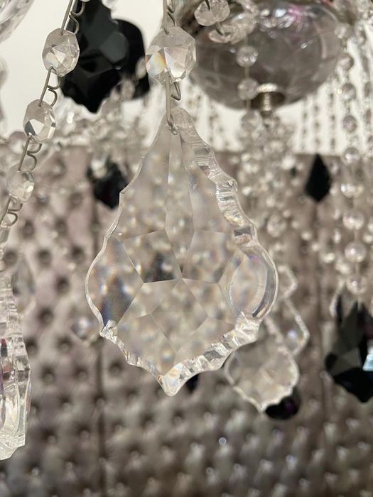 Candeeiro de cristal 12 baços