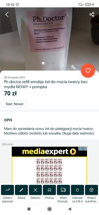 Emulsja ph doctor refill + pompka