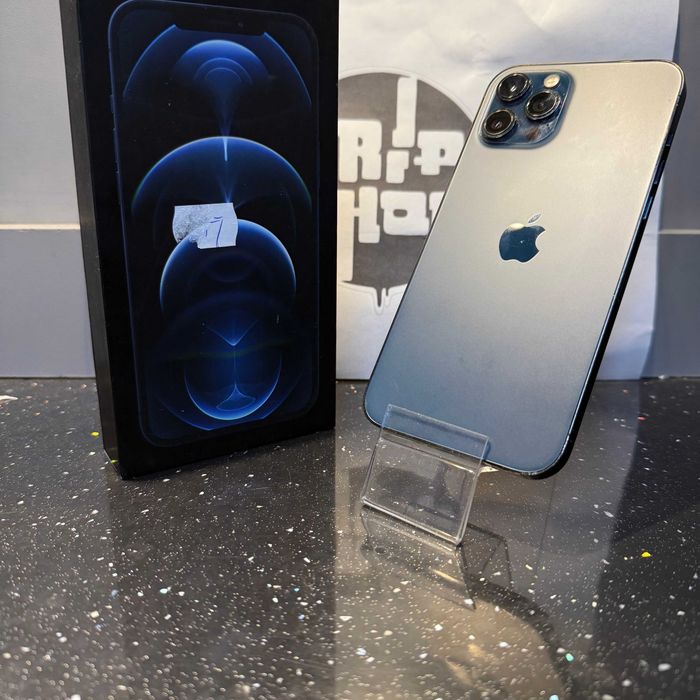 Iphone 12 Pro Max 128GB Bateria:100% Niebieski/Gwarancja/SklepGSM/Lach