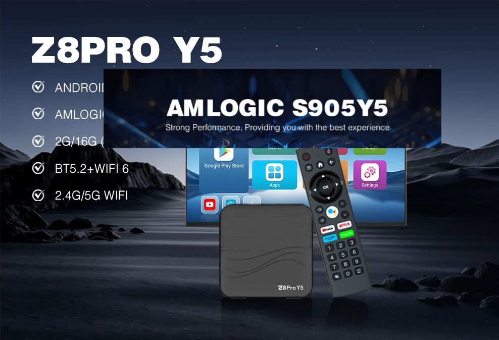 4/32 Смарт приставка Tanix tx5  Z8PRO Y5 amlogic S905y5