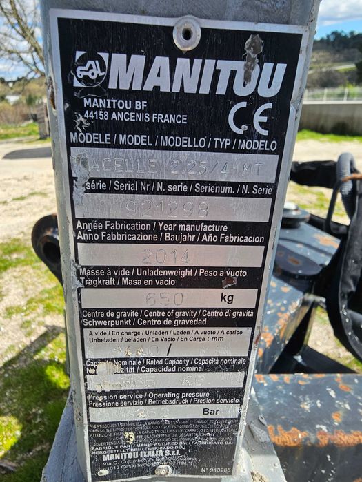 Plataforma articulada para telescópica - Manitou