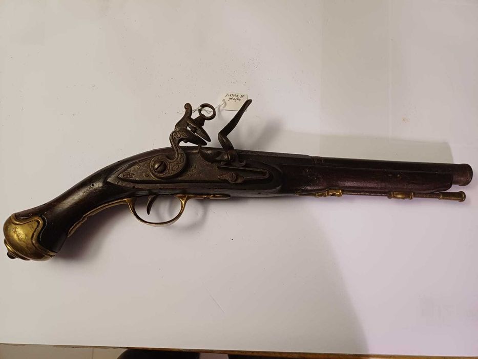 Pistola Antiga de Viagem