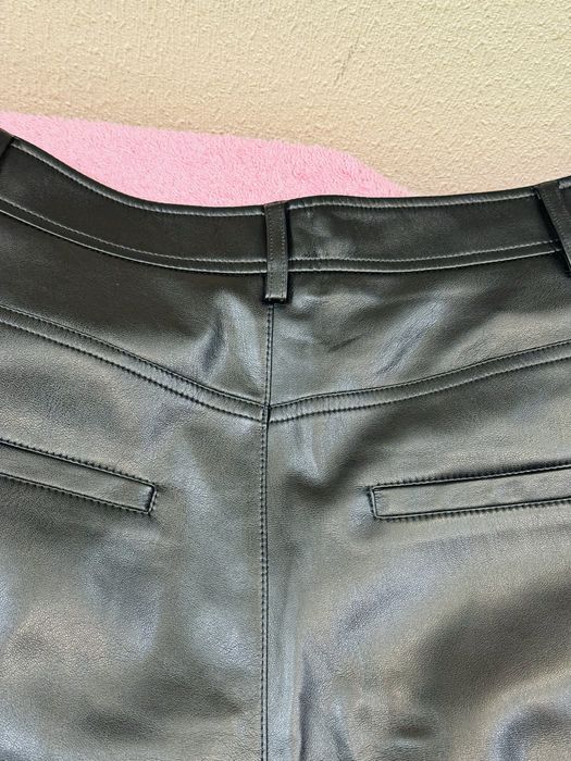 Mango брюки штаны эко кожа