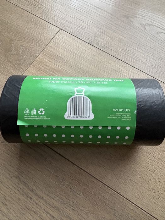 Worki na śmieci mocne 120L