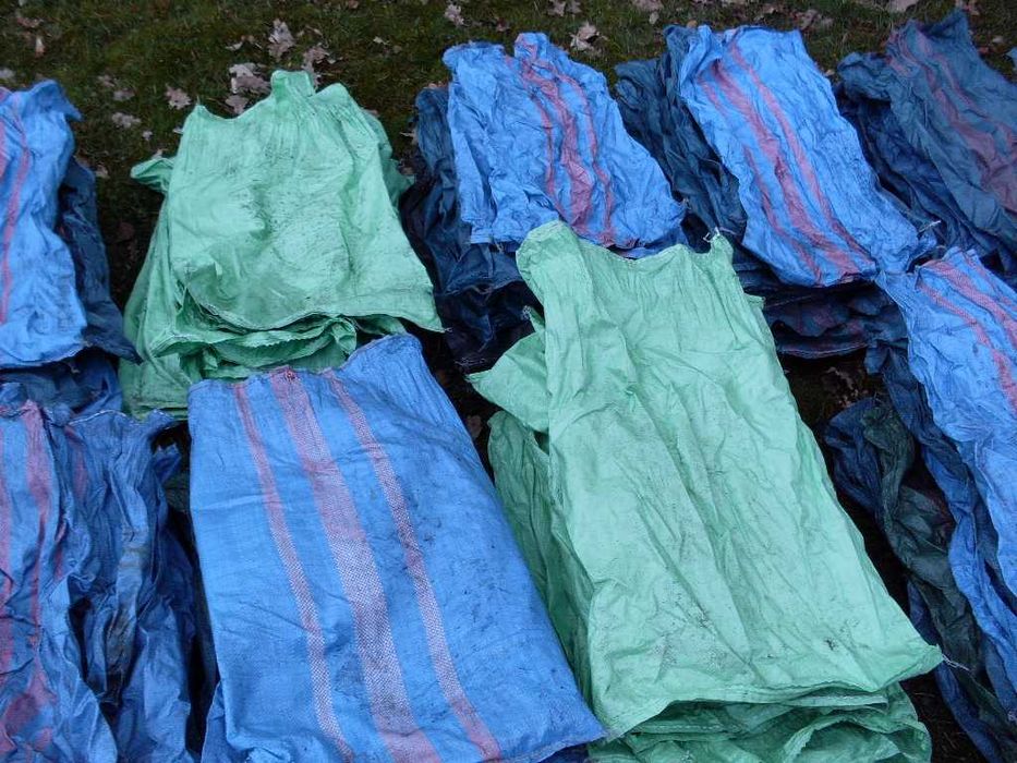 Worki na węgiel, eko-groszek , piasek mocne 30kg  polipropylenowe