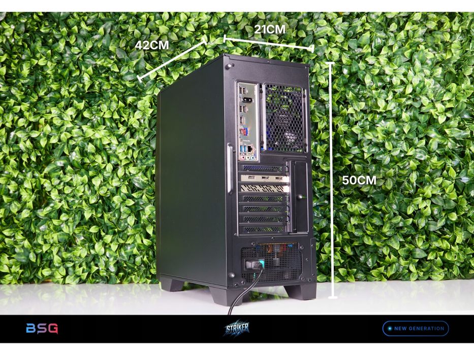 komputer gamingowy bsg amd ryzen 5 16gb ddr4 512ssd rx 9060 xt win11