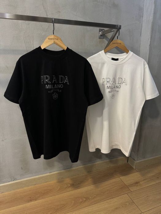 Футболка мужская PRADA унисекс оверсайз оригинал