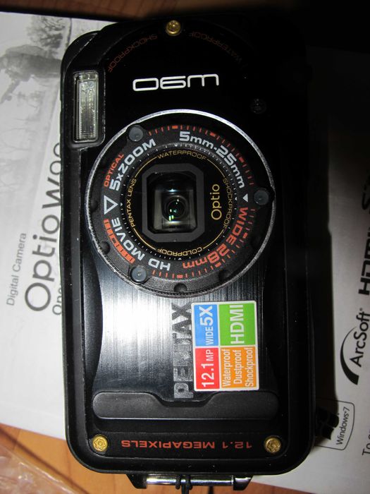 Pentax Optio W90 для екстремального  блогінгу