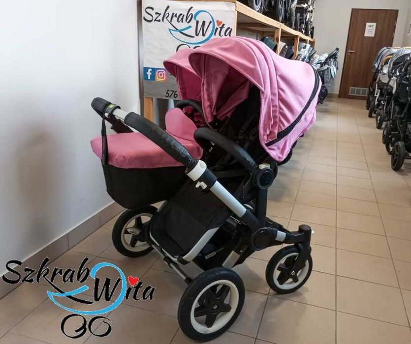 Bugaboo Donkey rok po dla bliźniąt  Szkrab Wita GWARANCJA