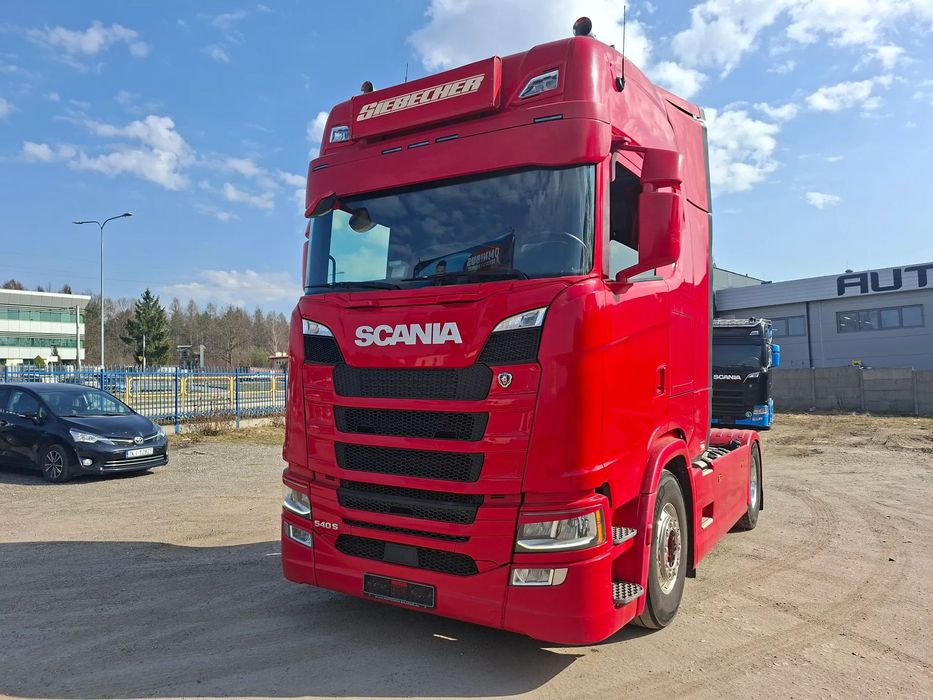 Scania S540 Import Niemcy / Klima Postojowa/ FULL AIR/ Skóry/Alufelgi  Pełen Serwis Scania