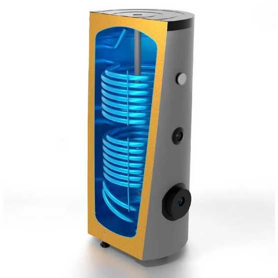 Zasobnik emaliowany 2 wężownice 400 l WEBER W2 400