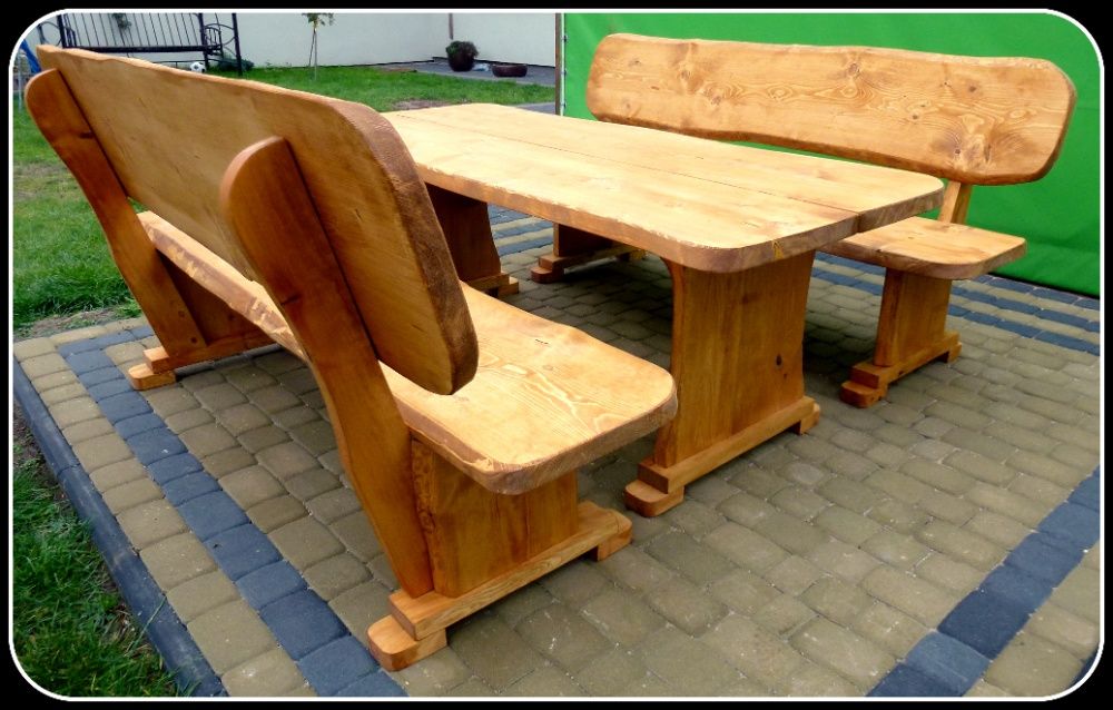 Meble ogrodowe drewniane huśtawka dostawa cały kraj wysyłka za granice