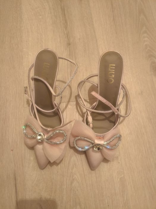 Sandały różowe 42