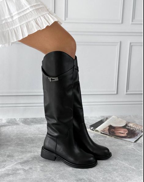 Сапоги трубы женские