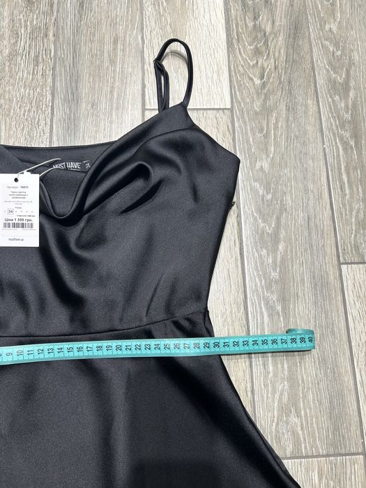 Сукня плаття must have 34 (xs) розмір нова! сатинова сукня комбінація
