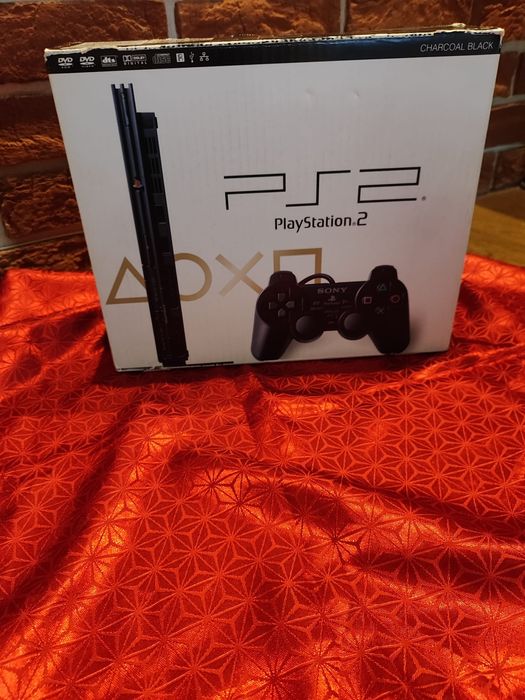 PlayStation 2 slim pudełko okablowanie