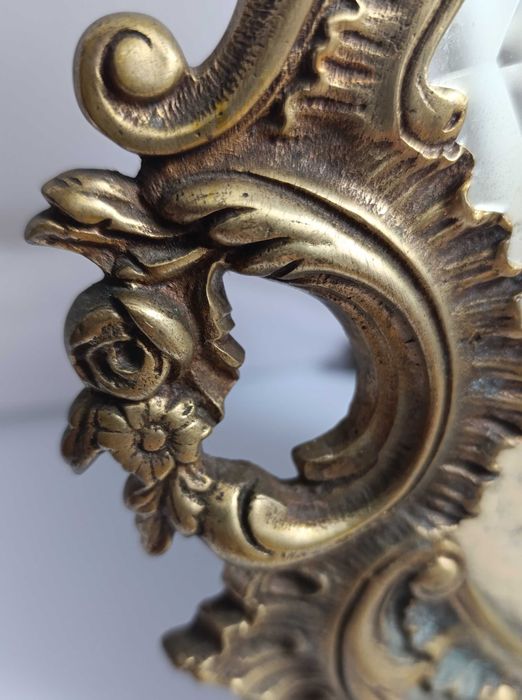 Espelho de Mesa em Latão