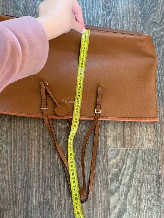 Жіночий шопер michael kors зі шкіри, коричневий