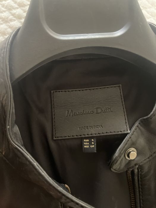 Blusao pele Massimo Dutti