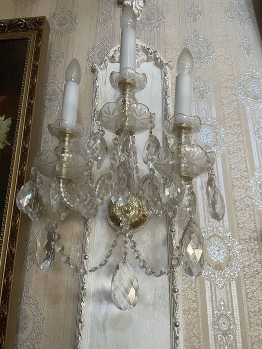 Люстра хрусталь Чехия