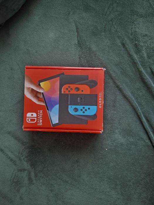Nintendo Switch OLED Komplety Zestaw + Gra + Pudełko Stan BDB [Zadbane]