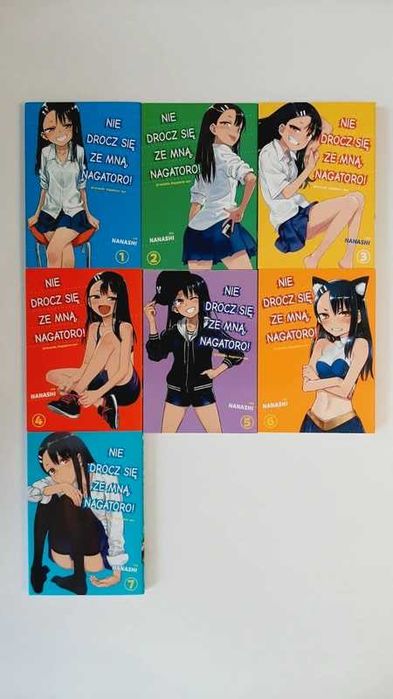 Manga Nie drocz się ze mną Nagatoro! Nanashi 1-7 Tomów