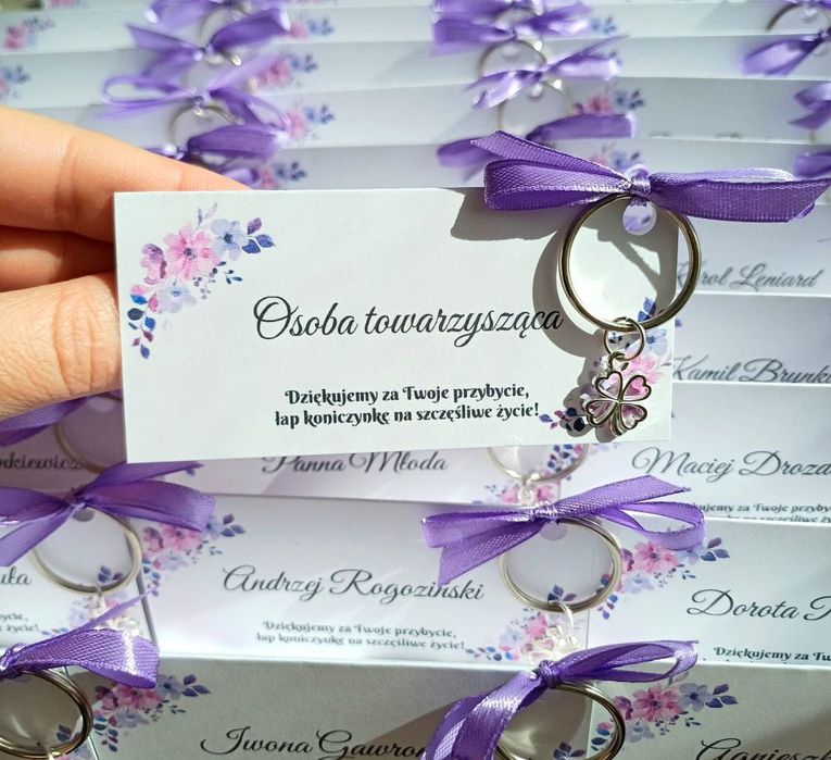 Winietka 2w1 koniczynka srebrna