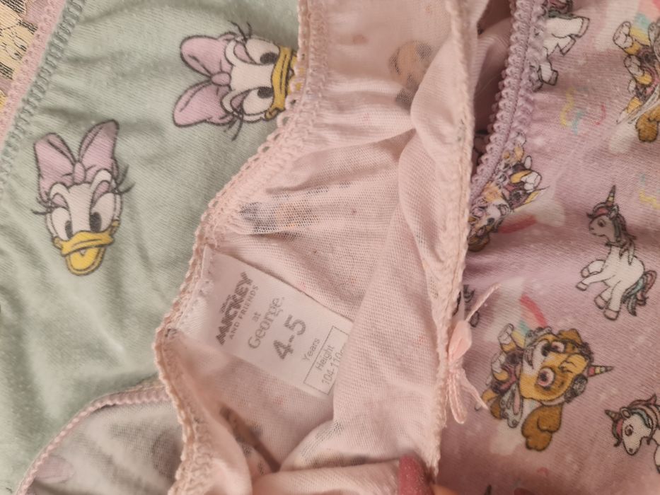 Набір трусиків бу George, Disney на 4-5 р.