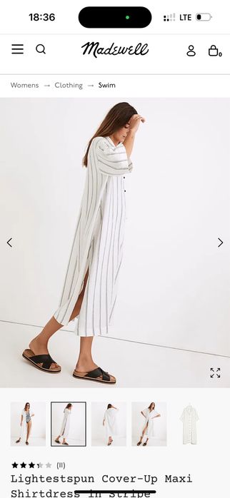 Плаття сорочка Міді Оверсайз М Оригінал