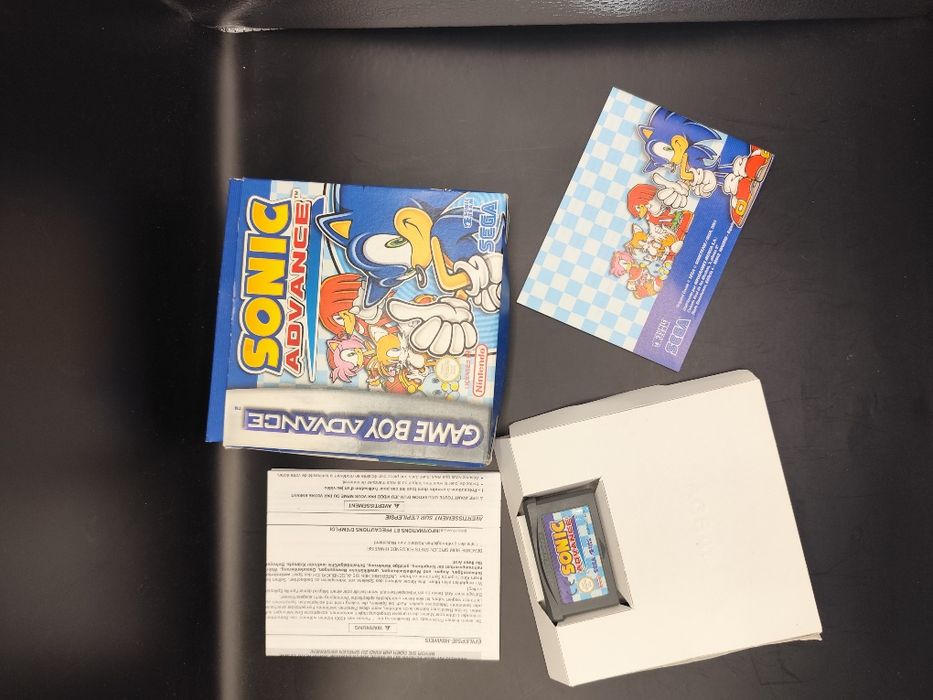 Jogo Sonic Advance Game Boy Advance CIB Completo na caixa