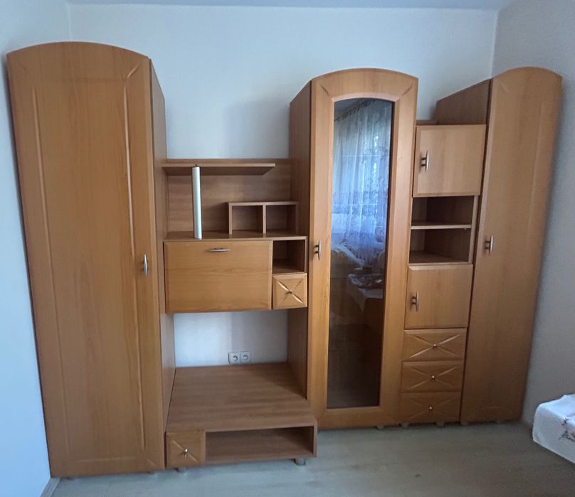 Duża meblościanka 256 cm + 2 szafy | witryna | dużo miejsca | Kraków