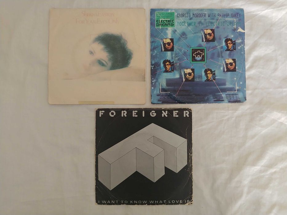 8 Discos vinil (singles/LP)