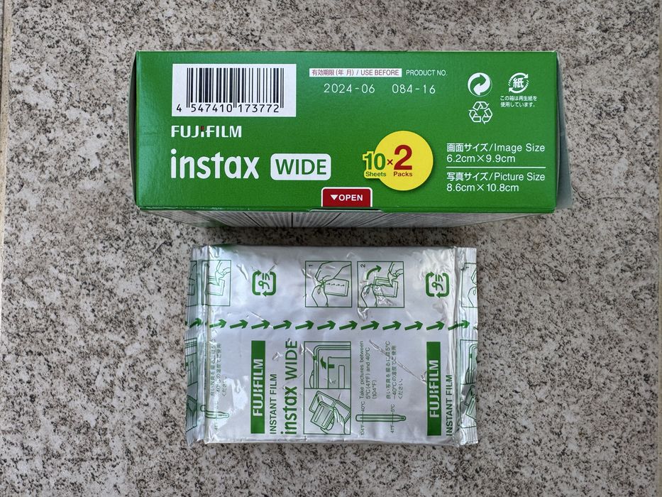 Instax Wide - recargas