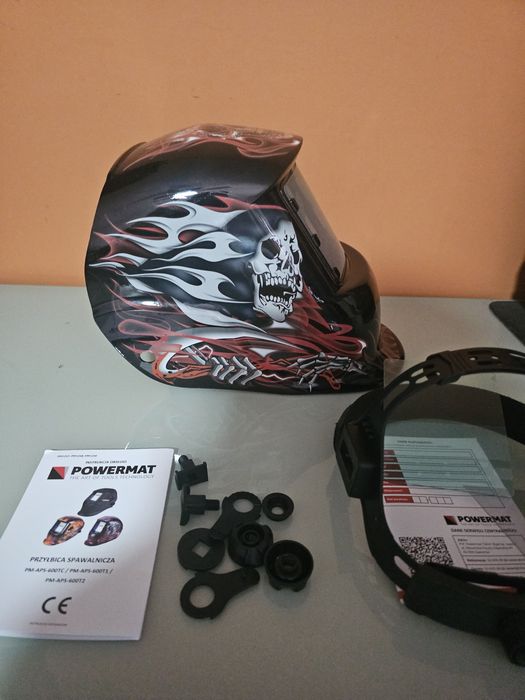 Viseira de solda auto-escurecedora profissional concebida para soldadu