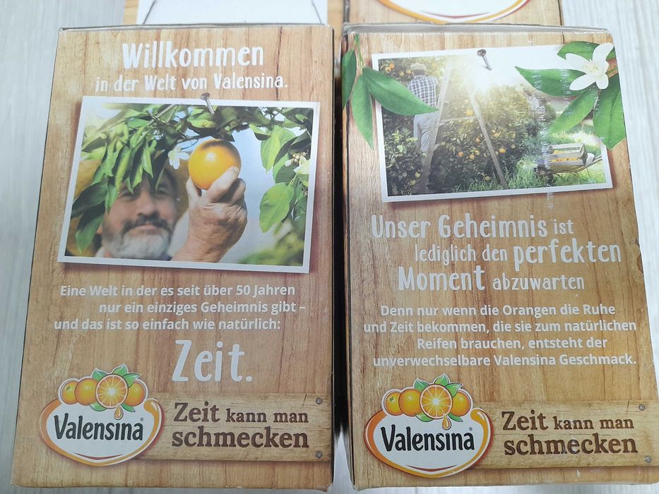 Zestaw 6 x szklanki do soku wody Valensina  0,2l nowe