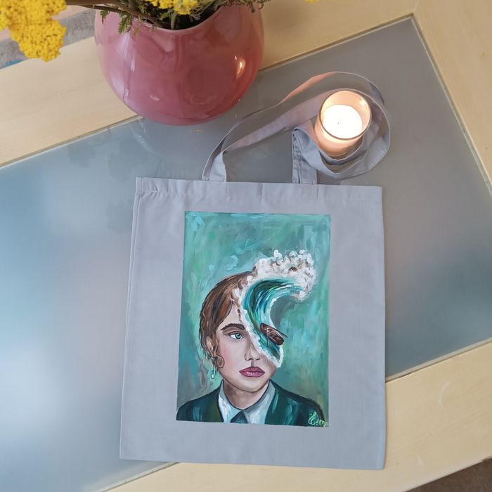 Tote Bag Pintado à mão