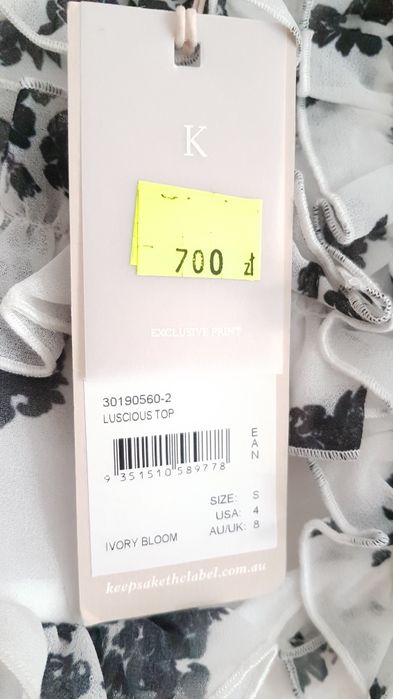 Keepsake The Label Luscious top damski koszulka topik